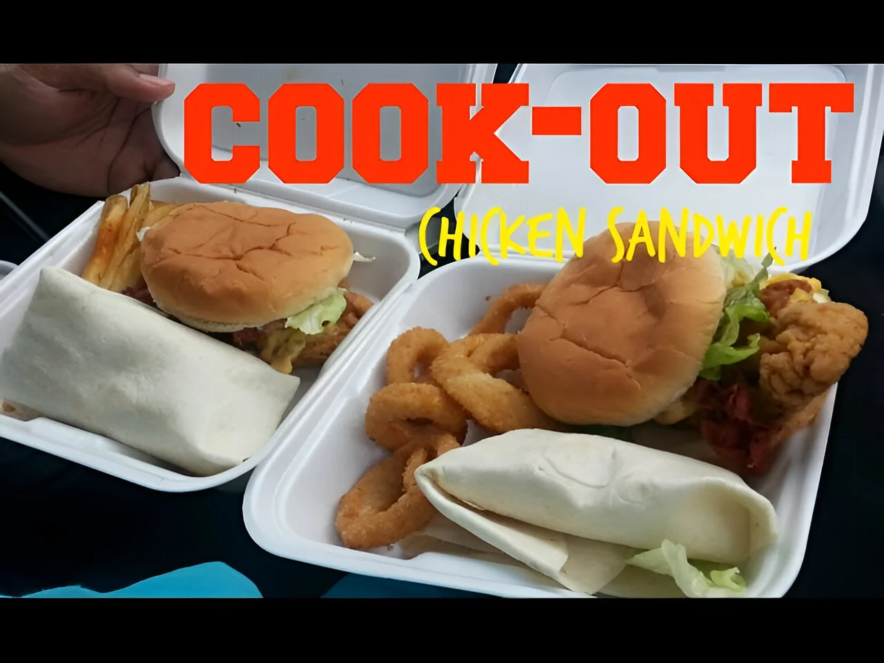 cookout grilled chicken sandwich